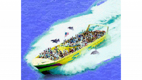 The Sea Screamer Boat Ride and Clearwater Beach Time