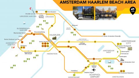 Amsterdam strand tour ticket, naar Haarlem en Zandvoort strand