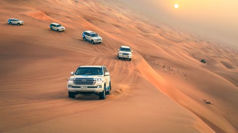Evening Red Dunes Desert Safari with Barbeque at Al Khayma Camp