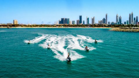 Jet Ski Rental Dubai: Jet Ski Tour Dubai from La Mer Beach to the World Islands