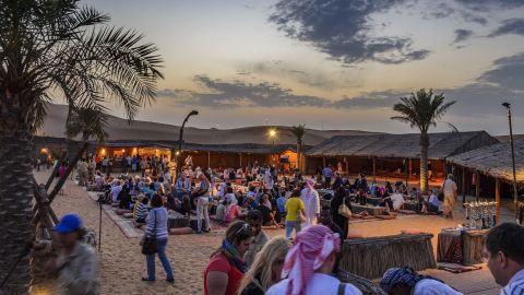 Premium Red Dunes Desert Safari in Dubai with Camel Ride and BBQ Dinner