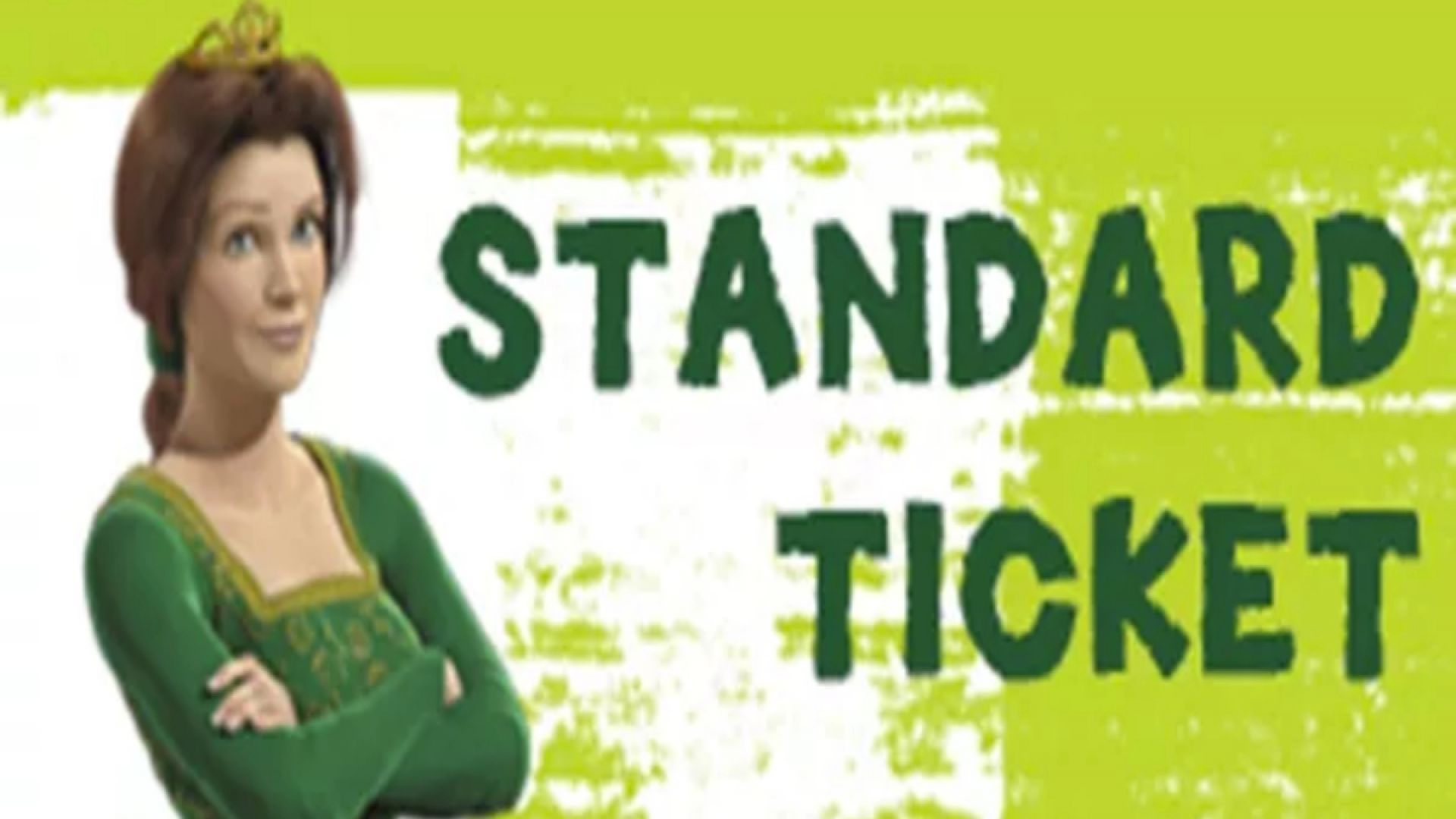 Shrek's Adventure Standard Entry NEW