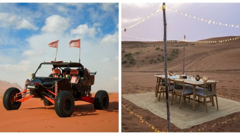Zerzura - 4 Seater Mleiha Dune Buggy Safari With Transfer + Private Dinner