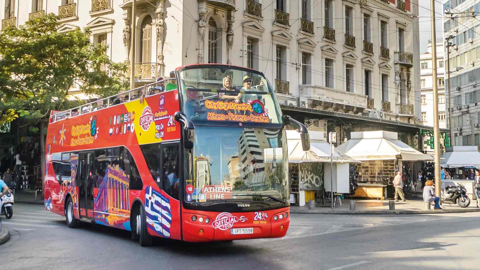 Hop-On Hop-Off Athens (All Routes) 48 hours