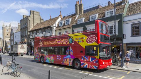 Hop-On Hop-Off Cambridge Bus - 24 Hours