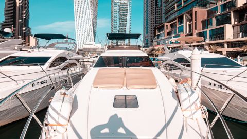 Luxury 58 ft Private Yacht Etosha in Dubai Marina - 4 Hours, up to 20 Guests