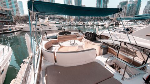 Luxury 58 ft Private Yacht Etosha in Dubai Marina - 3 Hours, up to 20 Guests