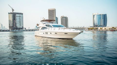 Luxury 61 ft Private Yacht Silvercreek in Dubai Marina - 2 Hours, up to 20 Guests