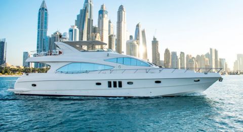 Private Yacht Charter – Dionysos 77ft (3 Hours, Up to 20 Guests)