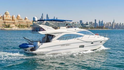 Luxury 56 ft Private Yacht Vassia in Dubai Marina - 3 Hours, up to 20 Guests