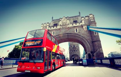 Hop-On Hop-Off London + Thames River Cruise 48-hour Bus + River Cruise