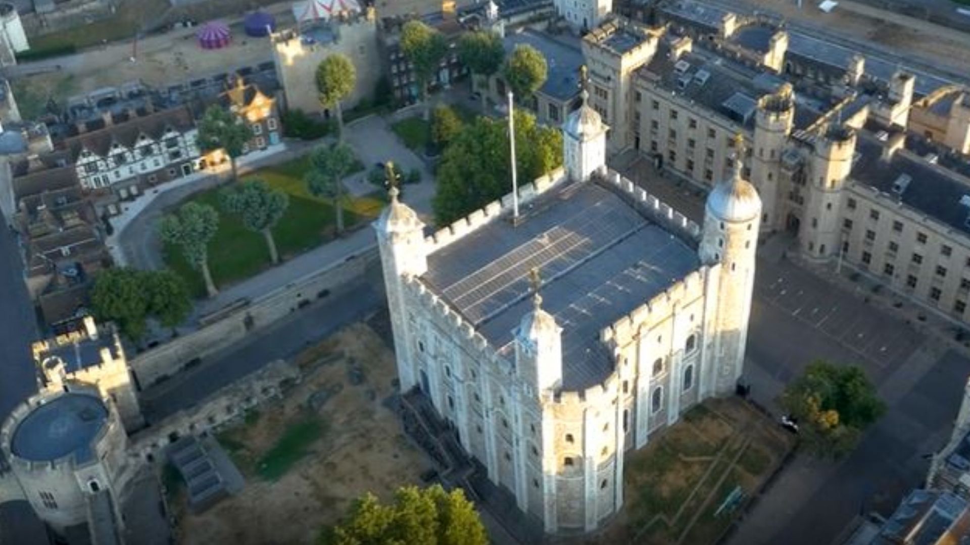 Tower of London fortress and historic grounds
