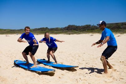 Two-Hour Surfing Lesson in Lennox Head