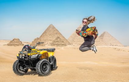 Quad & Camel Ride Tour Around the Pyramids from Cairo or Giza