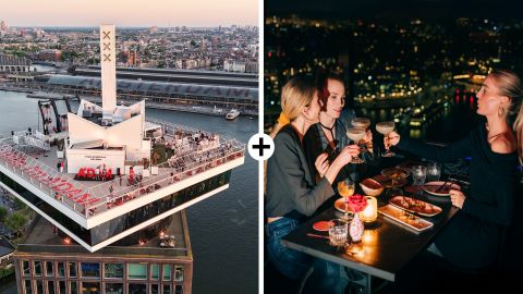 LOOKOUT + € 10 deposit for lunch or dinner at restaurant MADAM