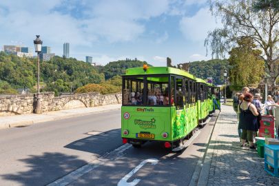 City Train in Luxembourg's Old Town