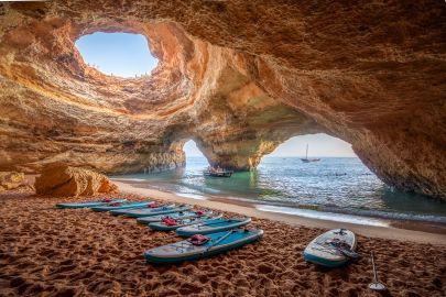 Benagil Cave: Stand Up Paddle Tour from Benagil Beach