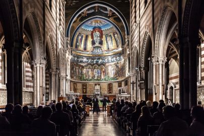 La Traviata in St Paul's Within the Walls, Rome Back seat