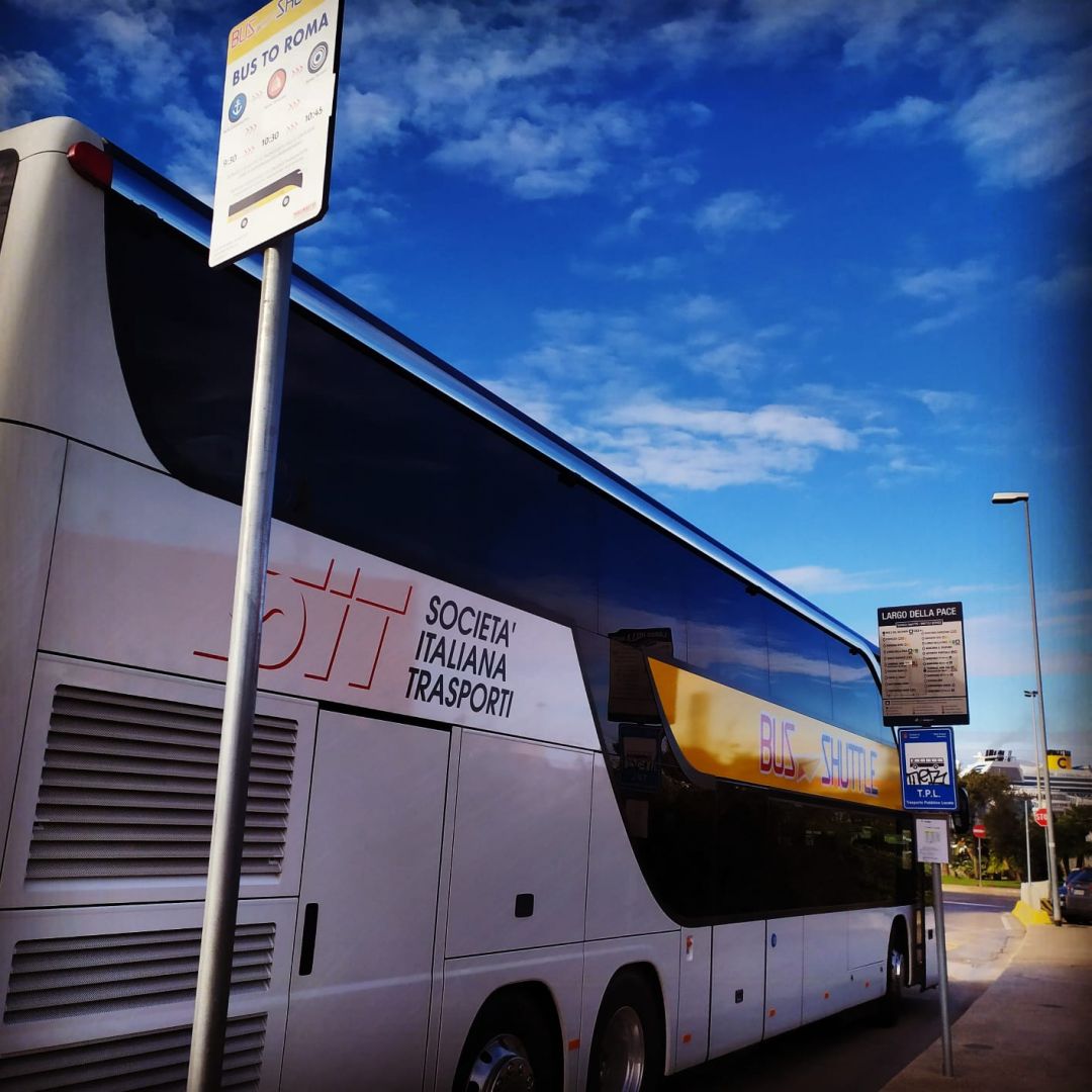 Rome: SIT Bus Transfer from Fiumicino Airport to Rome Termini