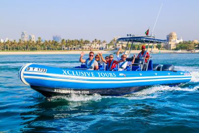 Xclusive Yacht: 90-Min Speedboat Tour - Ain Dubai, Palm, Atlantis & Burj Al Arab