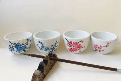 Chinese Teacups Painting Workshop