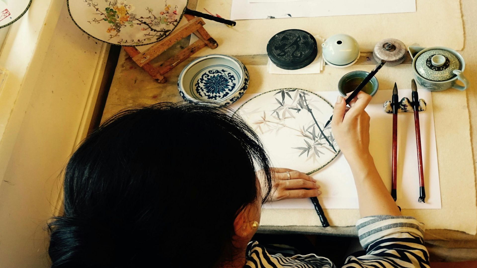 Chinese Fan Painting Workshop