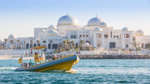 The Yellow Boats Abu Dhabi 60 Minutes - Corniche Tour (departs Emirates Palace Marina)