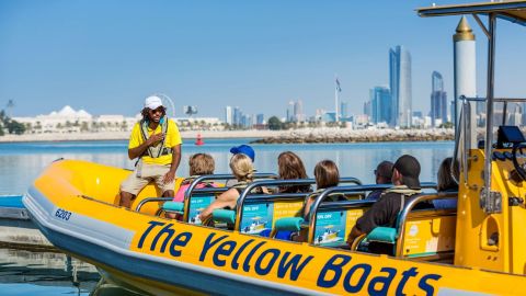 Shared Sightseeing Tour Along Abu Dhabi's Corniche by The Yellow Boats