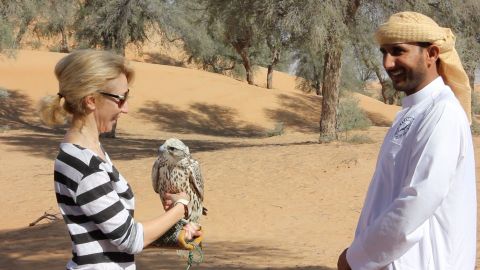 One of a Kind Dubai Falcon Safari