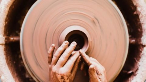 BYOB Pottery Experience for Two with a Studio Tour and Painting Session at Token Studio