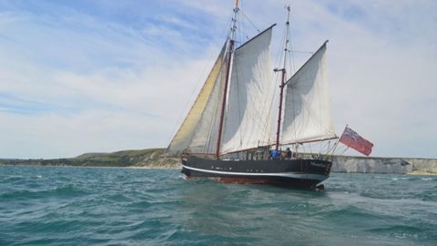 Five Hour Sailing Trip on a Tall Ship in Dorset for Two