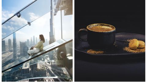 Sky view with slide & Gold Cappuccino