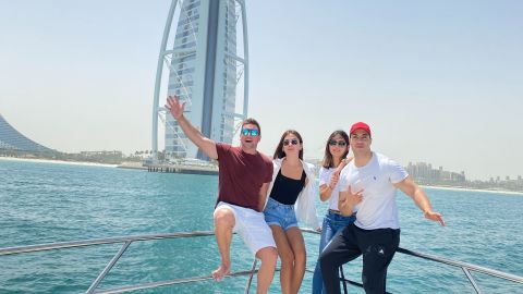 Sky Walker Yachts Rental - Two-Hour Luxury Sunset Yacht Tour in Dubai