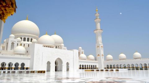 Abu Dhabi City Tour Including Sheikh Zayed Grand Mosque and Warner Bros World Theme Park
