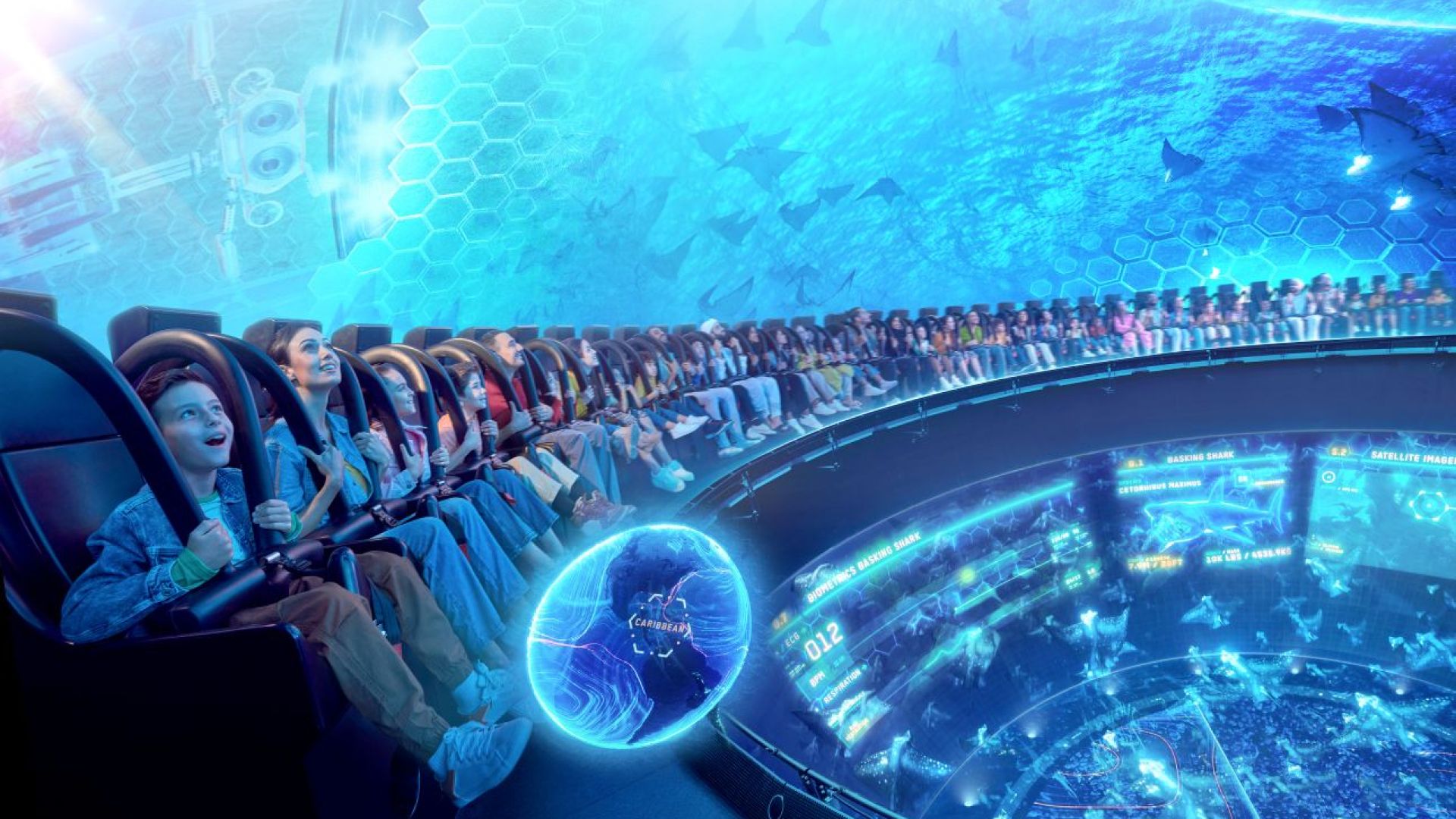 From Dubai: Abu Dhabi Grand Mosque & SeaWorld - Shared Audio Guided Tour & Transfers