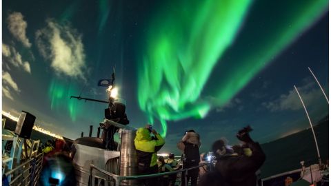 Northern Lights by Boat from Meeting Point