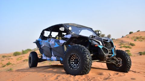 Ras Al Khaimah CAN-AM 4-Seater Desert Buggy, 60 Min, BBQ Dinner, Shared Transfers