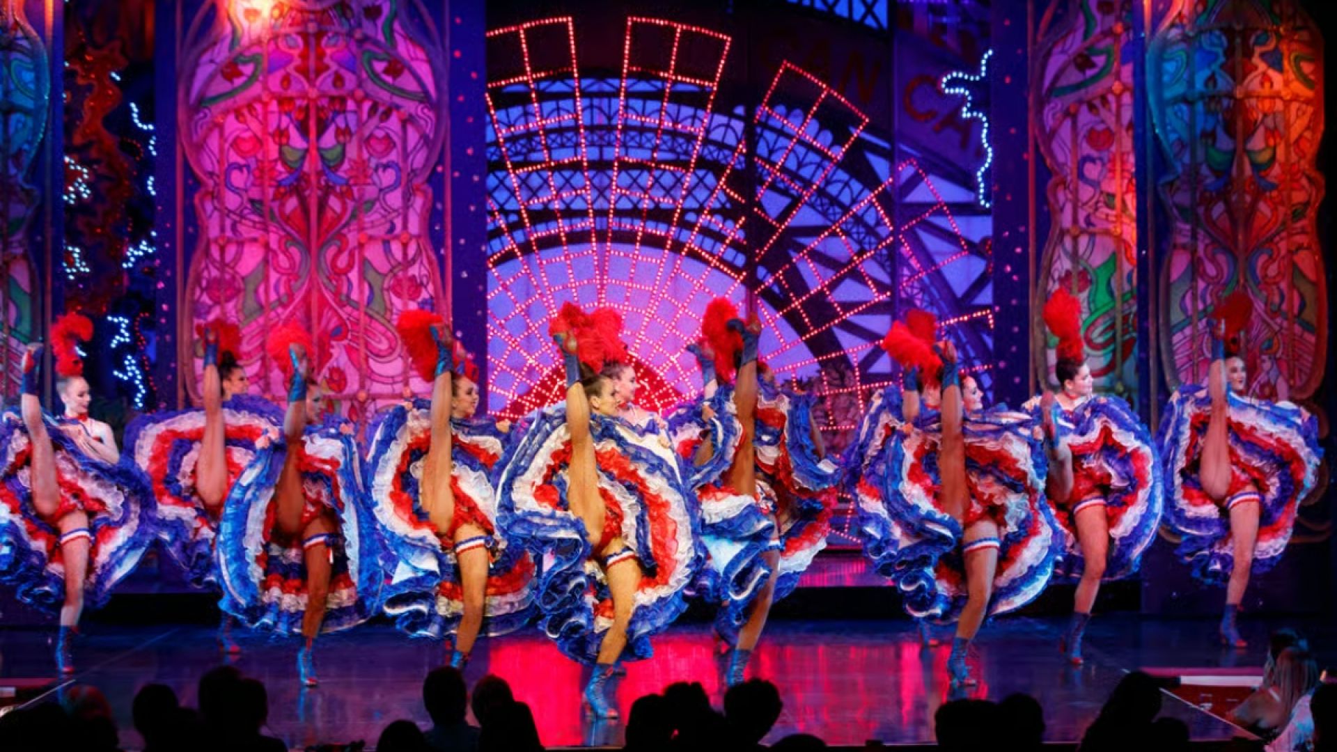 Dinner and Show at the Moulin Rouge (Toulouse Lautrec wine Menu)