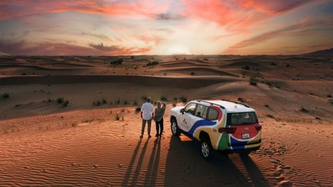 Evening Desert Safari in a Private Vehicle - up to Six Guests