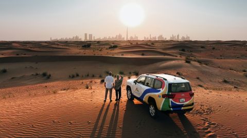 Evening Desert Safari in a Shared Vehicle