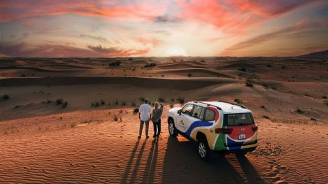 Evening Desert Safari, Dubai - Shared Vehicle (Soft Beverages) Residence Pickup