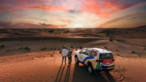 AA - Evening Desert Safari, Dubai - Shared Vehicle (Premium Beverages) Residence Pickup