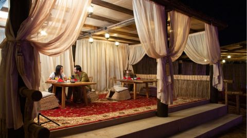 AA- Evening Desert Safari, Private Vehicle & Private Gazebo - Premium Beverages (up to 4pax) OFFLINE