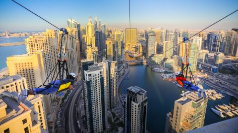 XLine Dubai Marina - Go Ziplining Solo