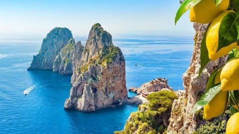 Capri Island One Day Trip from Rome with hotel pick up