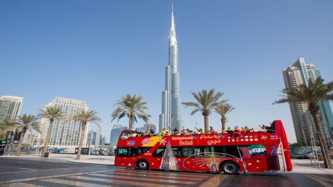 City Sightseeing - 3 Day Hop On Hop Off Ticket with Aquaventure Super Pass and Dhow Cruise