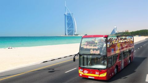 City Sightseeing - 3 Day Hop On Hop Off Ticket with Aquaventure Super Pass and Dhow Cruise