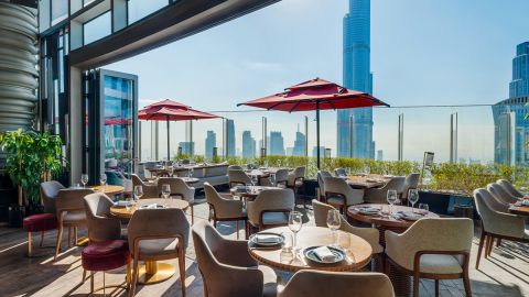 Set Menu Lunch at CÉ LA VI  with Selected Beverages and Burj Khalifa Views