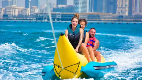 15-Minute Towable Donut/Banana Ride at Palm Jumeirah