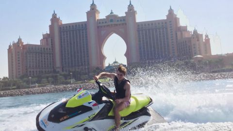 60 Mins Iconic Burj Al Arab and Atlantis Tour on Jet Ski 